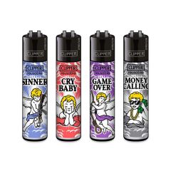 Clipper - Feuerzeuge BADASS ANGELS #2 - Assortiert Clipper - Feuerzeuge BADASS ANGELS #2 - Assortiert
