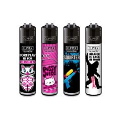 Clipper - Feuerzeuge PORN SLOGAN #4 - Assortiert Clipper - Feuerzeuge PORN SLOGAN #4 - Assortiert