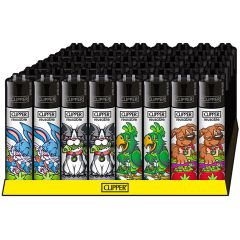 Clipper - Feuerzeuge STONED ANIMALS - Assortiert Clipper - Feuerzeuge STONED ANIMALS - Assortiert