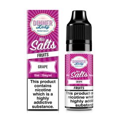 Dinner Lady FRUITS - Grape - 10ml Liquid (Nik-Salz) NEW! Dinner Lady FRUITS - Grape - 10ml Liquid (Nik-Salz) NEW!