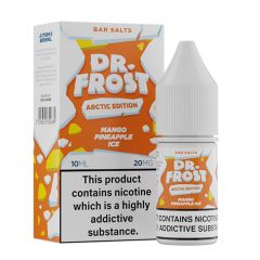 Dr Frost Bar Salts Arctic Edition - Mango Ananas Glacé - 10ml Liquide (Sel de Nicotine) Dr Frost Bar Salts Arctic Edition - Mango Ananas Glacé - 10ml Liquide (Sel de Nicotine)