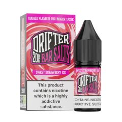 Drifter Bar Salts - Sweet Strawberry Ice - 10ml Liquid (Nik-Salz) Drifter Bar Salts - Sweet Strawberry Ice - 10ml Liquid (Nik-Salz)