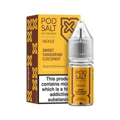 Pod Salt Nexus - Sweet Tangerine Coconut - 10ml Liquid (Nik-Salz) Pod Salt Nexus - Sweet Tangerine Coconut - 10ml Liquid (Nik-Salz)