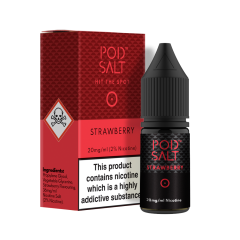 Pod Salt - Strawberry - 10ml Liquid (20mg Nik-Salz) Pod Salt - Strawberry - 10ml Liquid (20mg Nik-Salz)