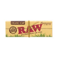 RAW - Feuilles à rouler Organic Hemp Connoisseur KSS avec tips RAW - Feuilles à rouler Organic Hemp Connoisseur KSS avec tips