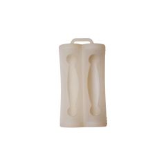 Étui en silicone pour 2x batterie 21700 - Transparent Étui en silicone pour 2x batterie 21700 - Transparent