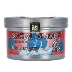 Social Smoke - Blue Raspberry - 250g - Tabac à chicha Social Smoke - Blue Raspberry - 250g - Tabac à chicha