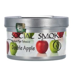 Social Smoke - Double Apple - 250g - Tabac à chicha Social Smoke - Double Apple - 250g - Tabac à chicha