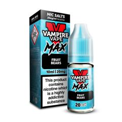 Vampire Vape MAX - Fruit Bears - 10ml Liquide (Sel de nicotine) Vampire Vape MAX - Fruit Bears - 10ml Liquide (Sel de nicotine)