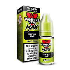 Vampire Vape MAX - Citron & Lime - 10ml Liquide (Sel de Nicotine) Vampire Vape MAX - Citron & Lime - 10ml Liquide (Sel de Nicotine)