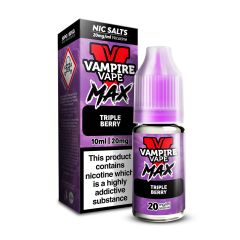 Vampire Vape MAX - Triple Berry - 10ml Liquide (Sel de Nicotine) Vampire Vape MAX - Triple Berry - 10ml Liquide (Sel de Nicotine)