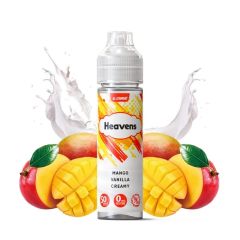 Vape Maker Heavens - Mangue Crémeuse - 50/70ml Liquide (Shortfill) Vape Maker Heavens - Mangue Crémeuse - 50/70ml Liquide (Shortfill)