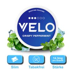 VELO - Menthe Poivrée Croustillante - Poches de Nicotine - 14,3mg VELO - Menthe Poivrée Croustillante - Poches de Nicotine - 14,3mg