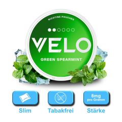VELO - Menthe Verte - Poches de Nicotine - 8mg VELO - Menthe Verte - Poches de Nicotine - 8mg
