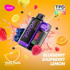 Vozol VISTA Plug Kit - 20mg - Hybrid System Blueberry Raspberry Lemon Vozol VISTA Plug Kit - 20mg - Hybrid System Blueberry Raspberry Lemon