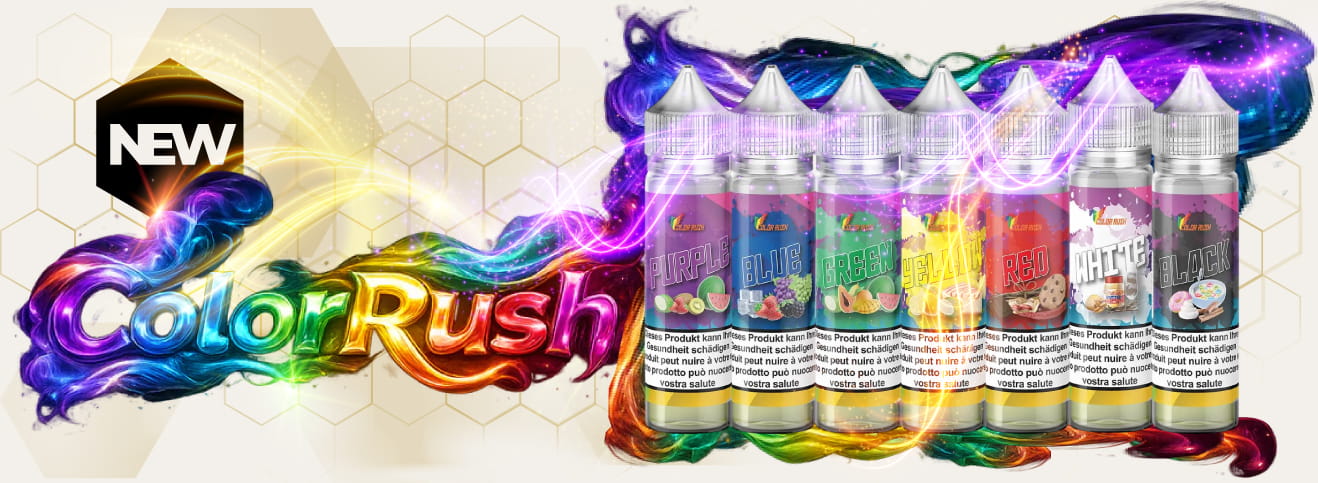 vape new neu nouveaou nuovo liquid Liquide art of vaor color rush