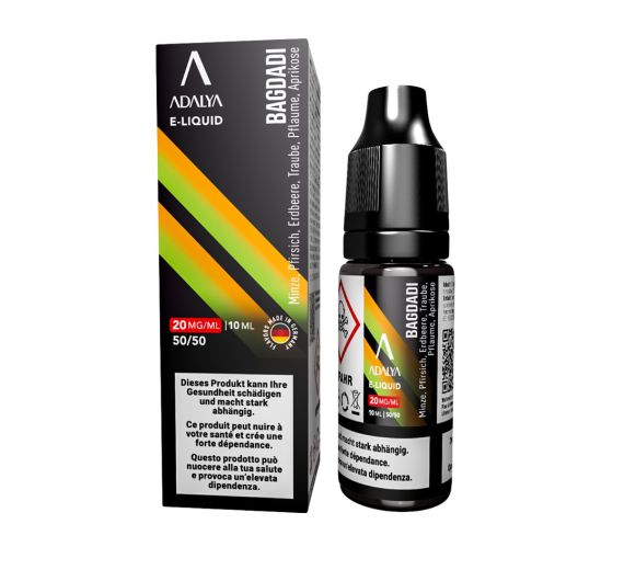 Adalya - Bagdadi - Liquido 10 ml (Sali di nicotina 20 mg) Adalya - Bagdadi - Liquido 10 ml (Sali di nicotina 20 mg)