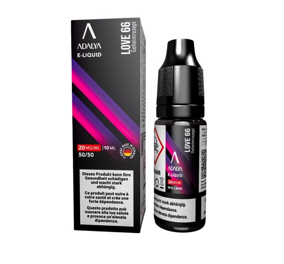 Adalya - Love 66 - Liquido 10 ml (Sali di nicotina 20 mg) Adalya - Love 66 - Liquido 10 ml (Sali di nicotina 20 mg)