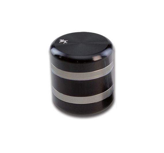 Black Leaf - 5-teilig Aluminium Silber/Schwarz - Grinder Black Leaf - 5-teilig Aluminium Silber/Schwarz - Grinder