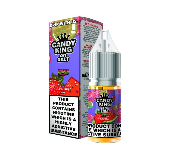 Candy King - Fragola e anguria - Liquido (Sali di nicotina) Candy King - Fragola e anguria - Liquido (Sali di nicotina)