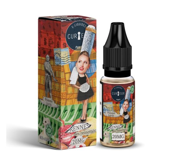 Curieux Hexagone - Rennes des Reinettes - Liquido 10ml (Sali di nicotina) Curieux Hexagone - Rennes des Reinettes - Liquido 10ml (Sali di nicotina)