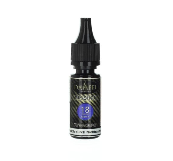Dampfi Nic Shot 10 ml - blu - 70/30 - 18 mg Dampfi Nic Shot 10 ml - blu - 70/30 - 18 mg