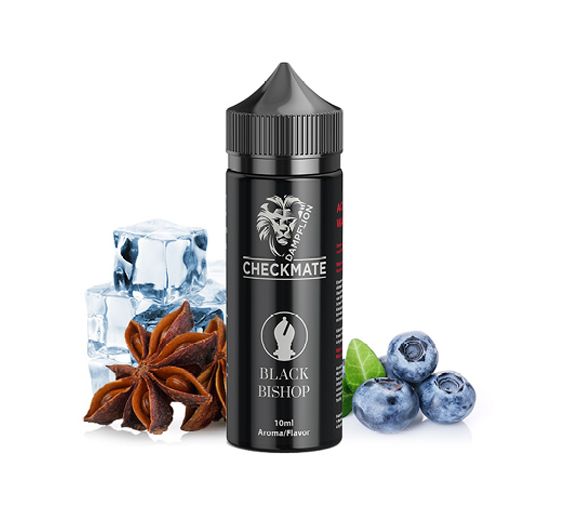 Dampflion Checkmate - Black Bishop - Liquido 10/120 ml (Longfill)