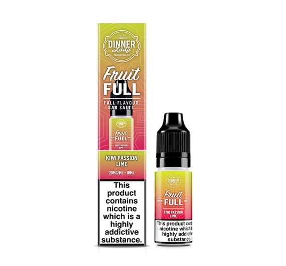 Dinner Lady Fruit Full - Kiwi Passion Lime - Liquido 10 ml (Sali di nicotina)