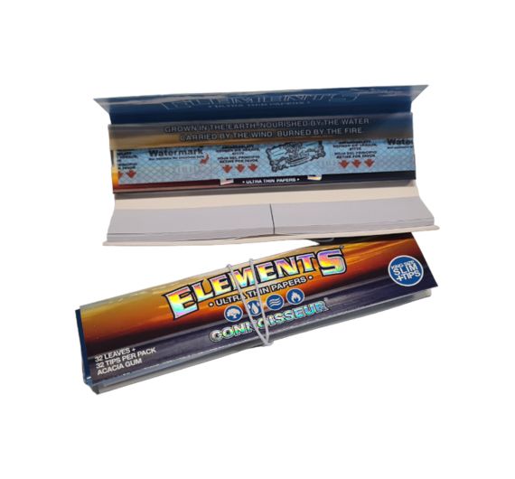 Elements - Cartine di riso CONNOISSEUR KSS con tips Elements - Cartine di riso CONNOISSEUR KSS con tips