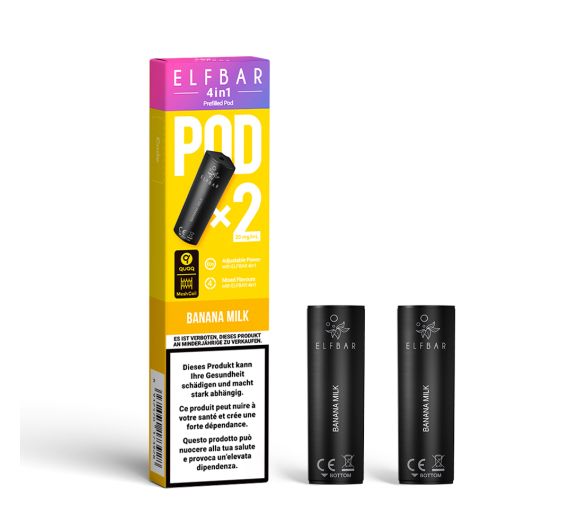 Elf Bar - 4in1 - Prefilled Pod Banana Milk