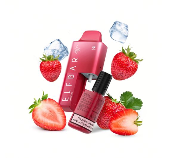 Elfbar AF5000 - NS20mg - Einweg E-Zigarette Strawberry Ice