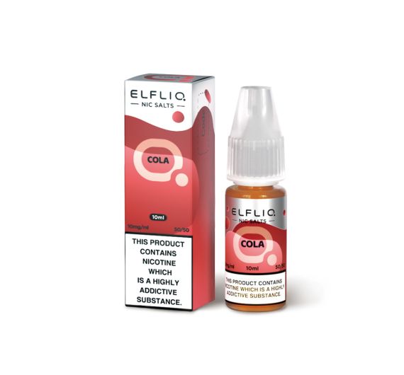 ElfBar Elfliq - Cola - 10ml Liquid (Nik-Salz) ElfBar Elfliq - Cola - 10ml Liquid (Nik-Salz)