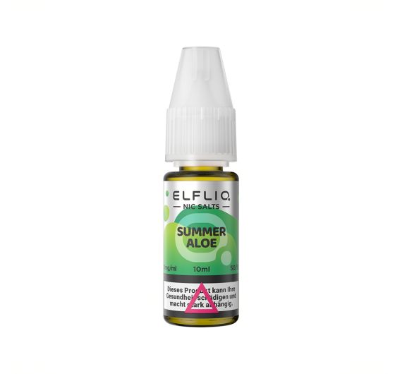 ElfBar Elfliq - Aloe estiva - Liquido 10 ml (Sali di nicotina)