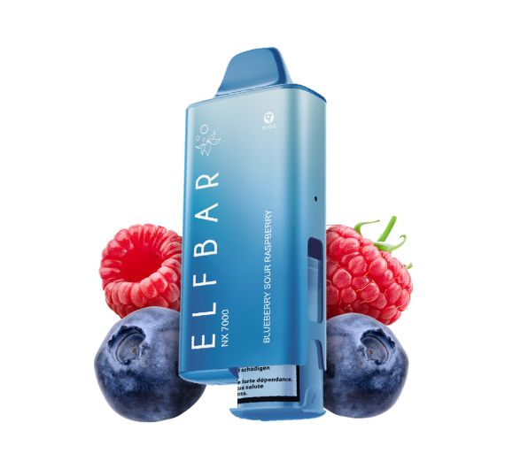 Elfbar Nx 7000 - 20mg - Hybrid System Blueberry Sour Raspberry