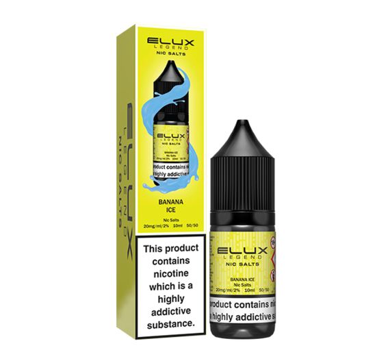 ELUX Legend - Banana Ice - Liquido 10 ml (Sali di nicotina) ELUX Legend - Banana Ice - Liquido 10 ml (Sali di nicotina)