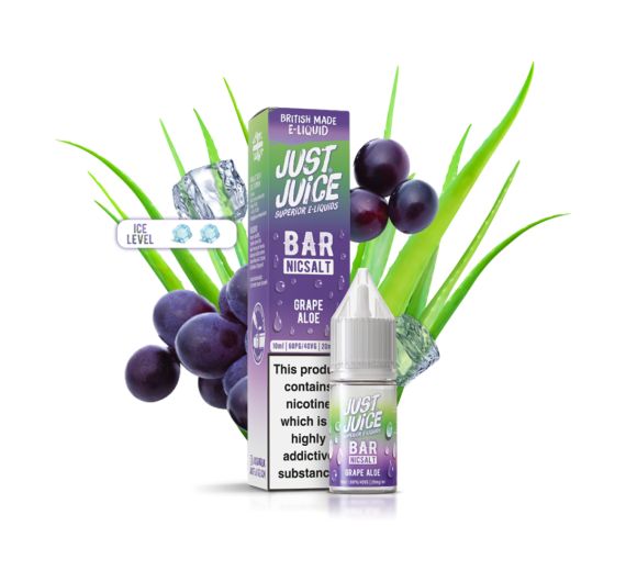 Just Juice Bar - Uva e aloe - Liquido 10ml Just Juice Bar - Uva e aloe - Liquido 10ml
