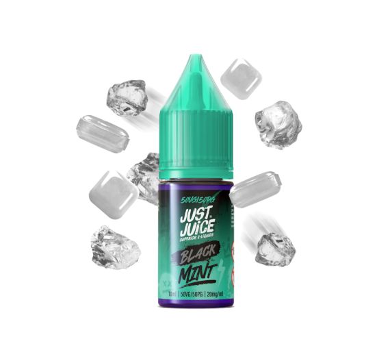 Just Juice - Black Mint - 10ml Liquid (Nik-Salz) Just Juice - Black Mint - 10ml Liquid (Nik-Salz)
