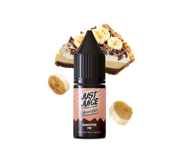 Just Juice Desserts - Torta banoffee - Liquido 10 ml (Sali di nicotina) Just Juice Desserts - Torta banoffee - Liquido 10 ml (Sali di nicotina)