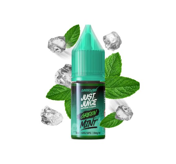 Just Juice - Menta verde - Liquido 10 ml (Sali di nicotina) Just Juice - Menta verde - Liquido 10 ml (Sali di nicotina)