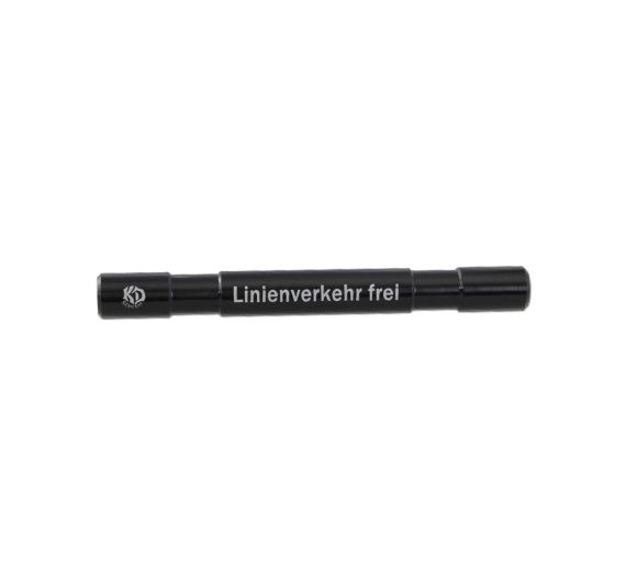 KD - Snorter in alluminio - Via libera - Nero KD - Snorter in alluminio - Via libera - Nero