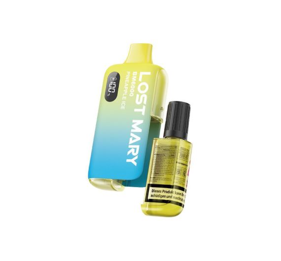 Lost Mary BM6000 - 20mg - Hybrid System Pineapple Ice Lost Mary BM6000 - 20mg - Hybrid System Pineapple Ice