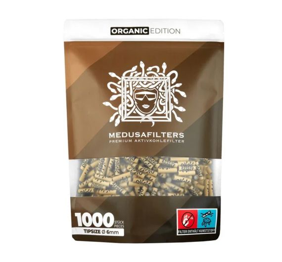Medusafilters - Filtri ai carboni attivi Organic 1000 pz
