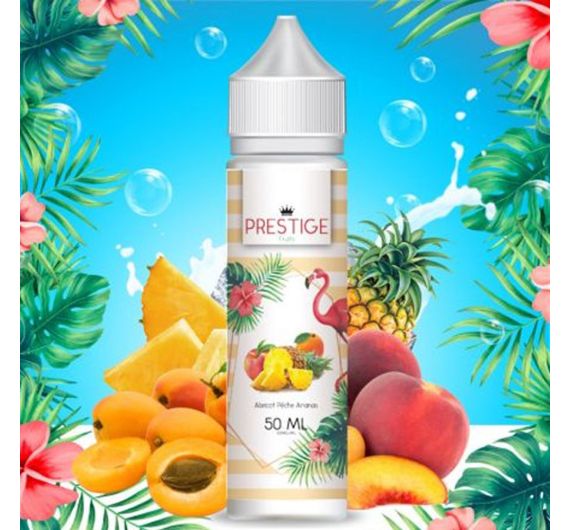 Prestige FRUITS - Albicocca, pesca, ananas - Liquido 50/60 ml (Shortfill) Prestige FRUITS - Albicocca, pesca, ananas - Liquido 50/60 ml (Shortfill)