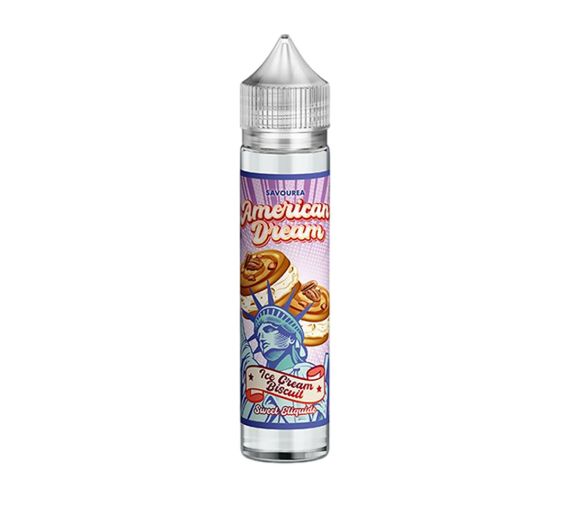 Savourea American Dream - Biscotto gelato - Liquido 50/70ml (Shortfill) Savourea American Dream - Biscotto gelato - Liquido 50/70ml (Shortfill)