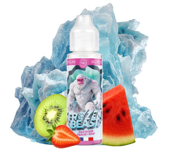 Secrets Lab Frozen Beast - Anguria, fragola e kiwi - Liquido 50/70 ml (Shortfill)