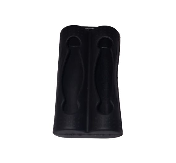 Custodia in silicone per 2 batterie 21700 - Nera Custodia in silicone per 2 batterie 21700 - Nera