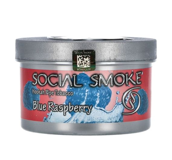 Social Smoke - Blue Raspberry - 250g - Tabacco per shisha
