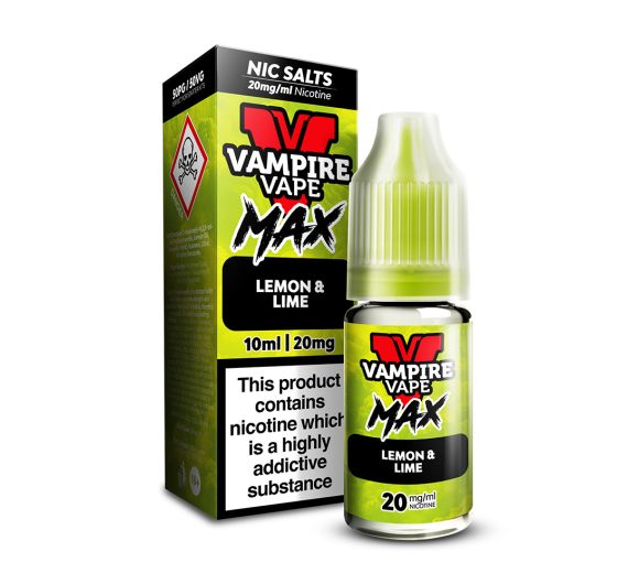 Vampire Vape MAX - Limone e lime - Liquido 10ml (Sali di nicotina)