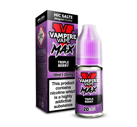 Vampire Vape MAX - Triple Berry - Liquido 10 ml (Sali di nicotina)