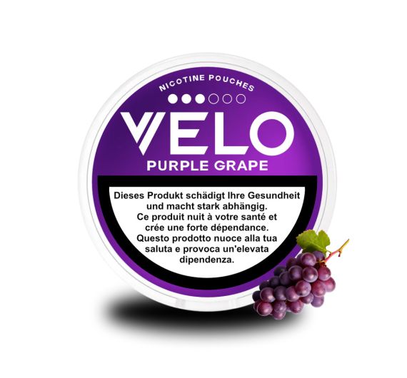 VELO - Purple Grape - Nicotine Pouches - 14,3 mg